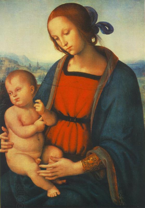 PERUGINO, Pietro Madonna with Child af oil painting picture
